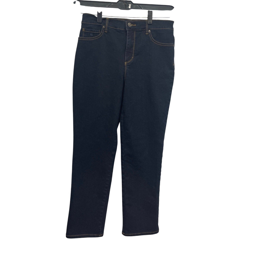 Gloria Vanderbilt Womens Size 8 Dark Wash Cotton Blend Denim Blue Jeans
