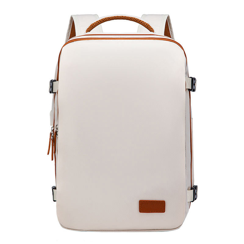 Men's Large Oxford Cloth Backpack – 36–55L Casual Travel Bag
