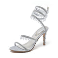 Women's High Heel Stiletto Sandals - Round Toe Evening Dress Shoes | Sarah Express