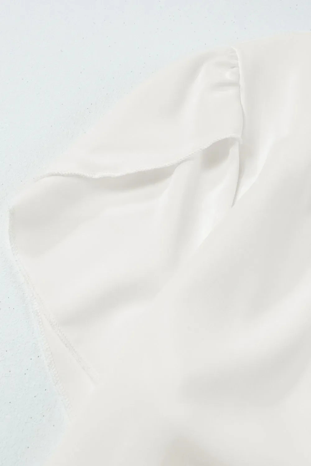Short Sleeve Notched Blouse