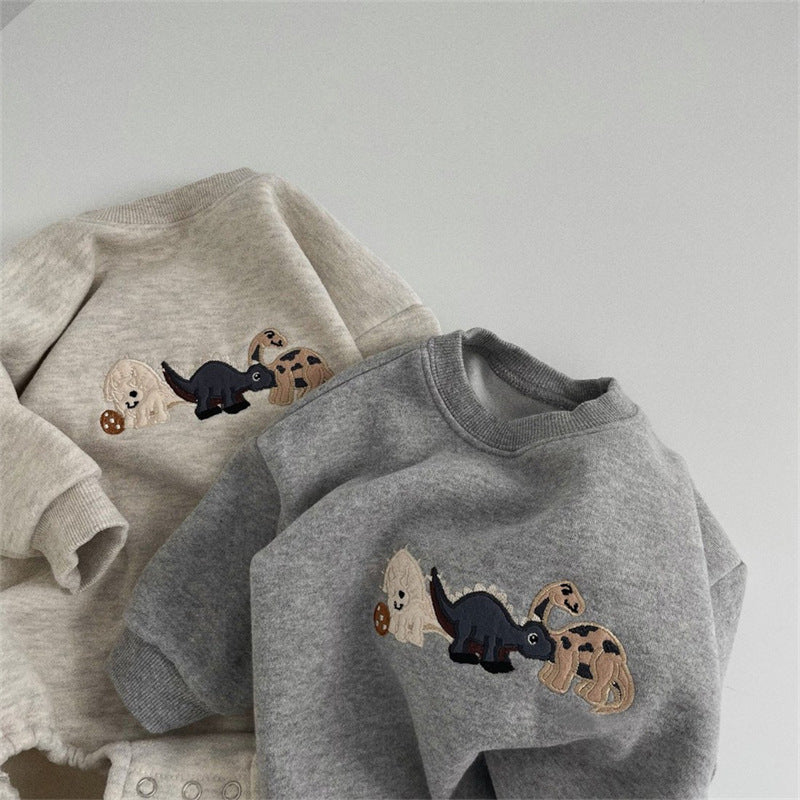 Ins Infant Toddler Korean Style Winter Clothes Jumpsuit