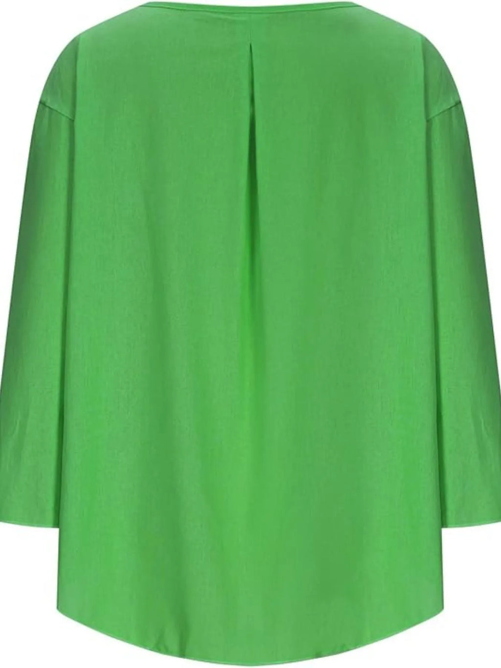 Full Size Round Neck Relaxed Fit Blouse Plus Size
