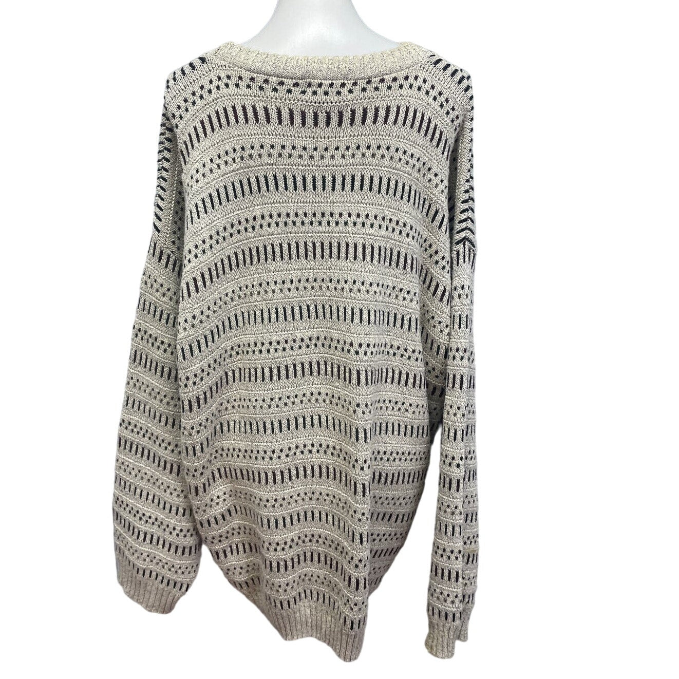 Harbor Bay Mens 2X Long Sleeve Cotton Acrylic Blend Super Soft Crew Neck Sweater