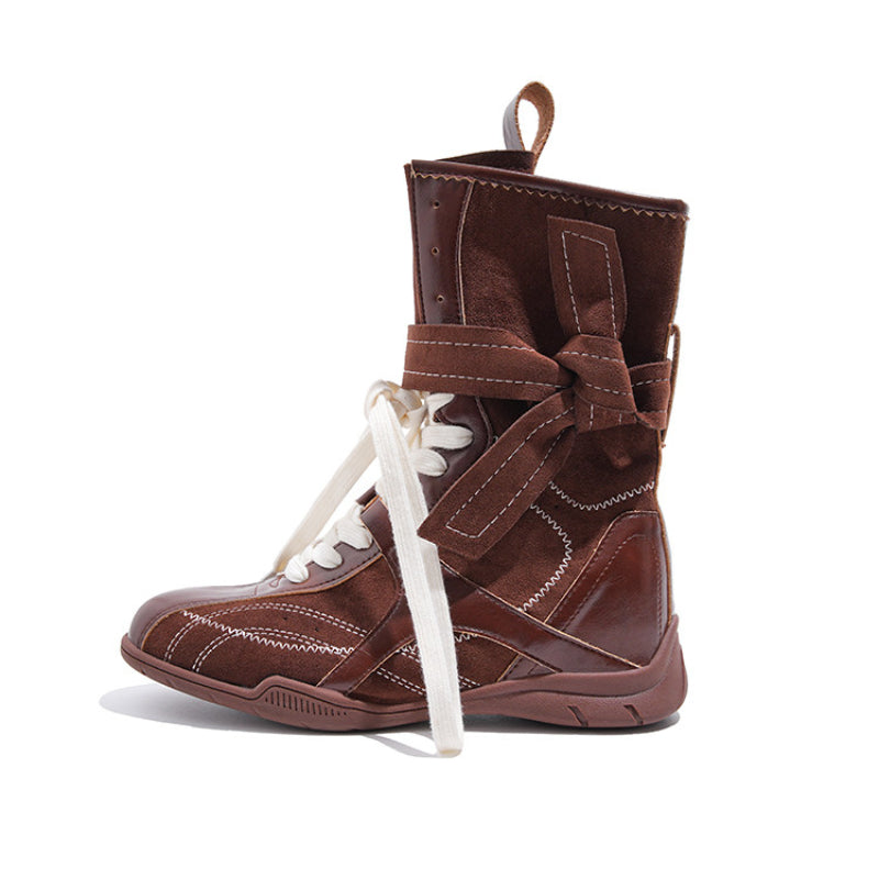 Vintage Leather Dr. Martens-Style Height-Increasing Boots