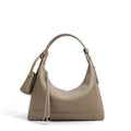 Women's Genuine Leather Pillow Bag – Full-Grain Cowhide Shoulder Bag