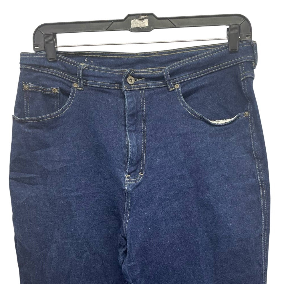 Bill Blass Womens Size 18 High Rise 32.5" Inseam Stretch Denim Blue jeans
