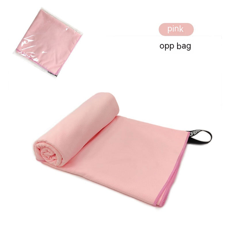 Double-sided Velvet Quick-drying Sports Towel Sweat-absorbent Beach Bath Towel Microfiber Production