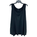 NWT New Amazon Essentials Womens 4X Black Polyester Blend Crew Neck Tank Top