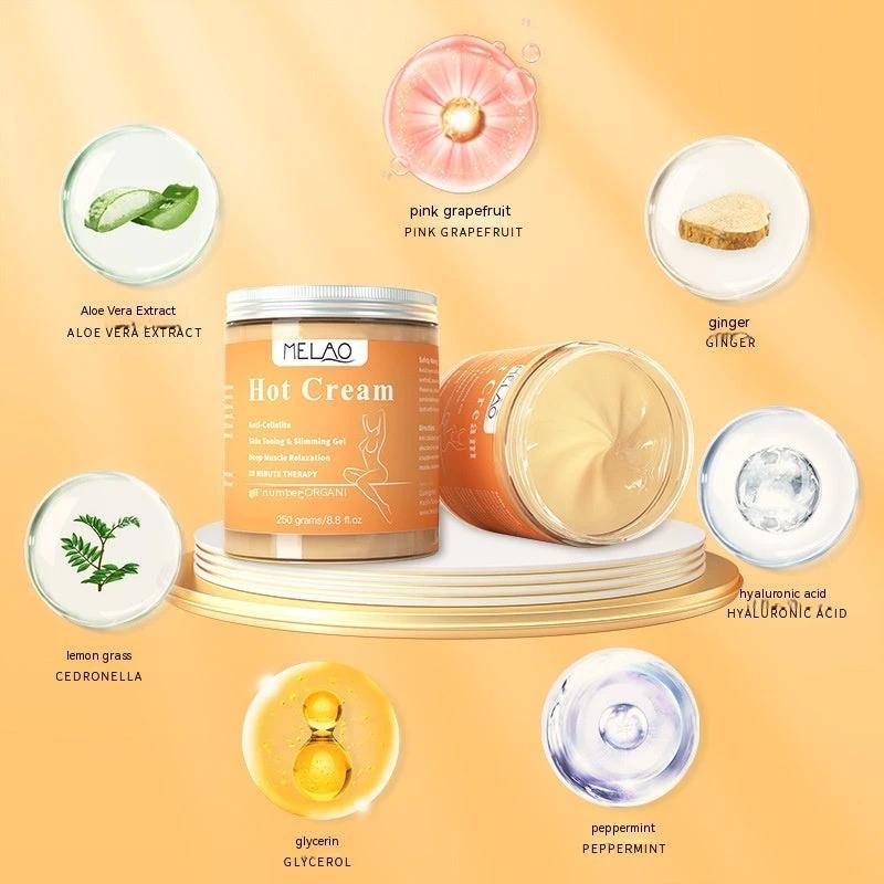 Fat Burner Weight Loss Cream - Anti-Cellulite Hot Massage Gel