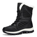Women's Winter Snow Boots – High-Top Fleece-Lined Waterproof Lace-Up