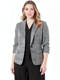 Anne Klein Womens Plus Size Lapel Jacket, Size 14W