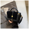 Women's PU Leather Crossbody Bag - Urban Minimalist Horizontal Rectangular Shoulder Bag with Adjustable Strap