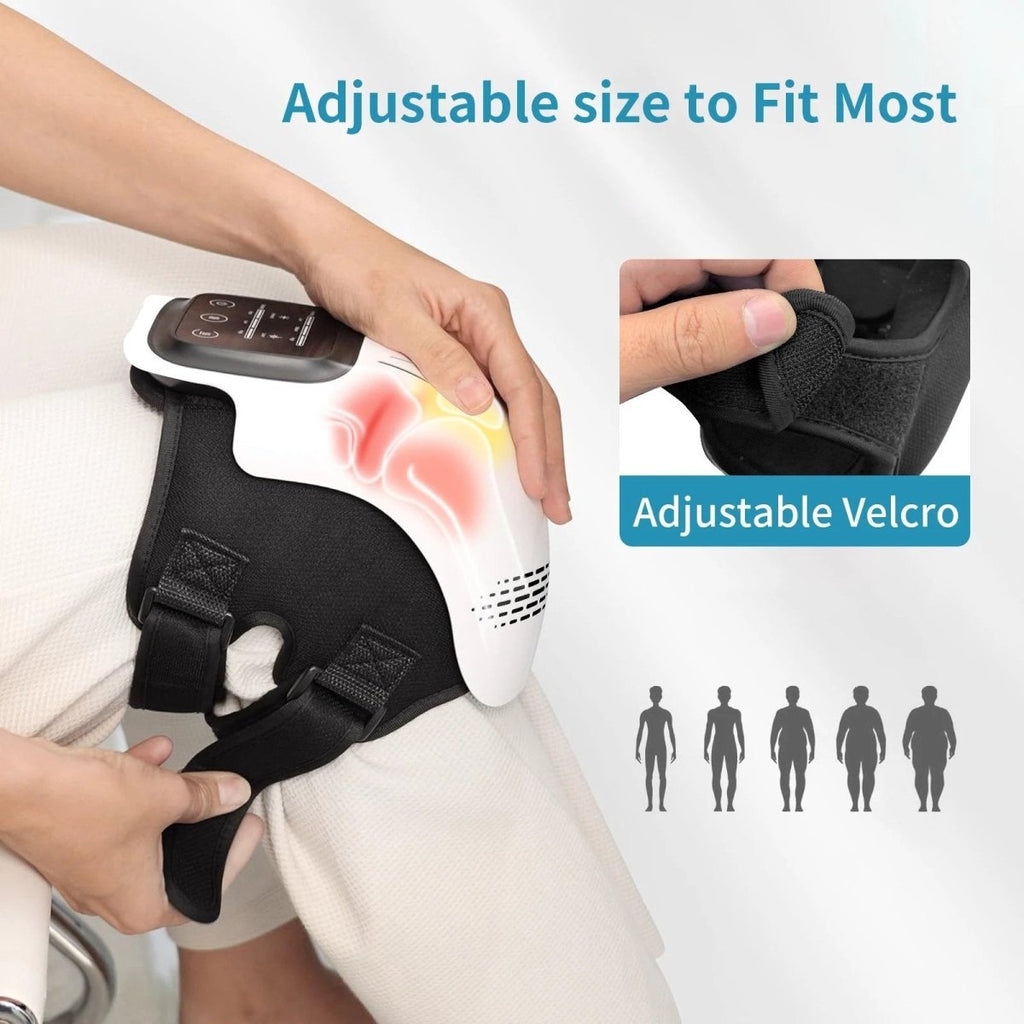 Knee Relief Massager with Heating & Vibration Technology