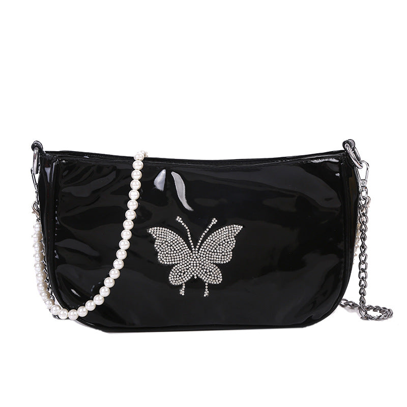 Retro Dumpling Crossbody & Underarm Bag for Women – Rhinestone Street Style