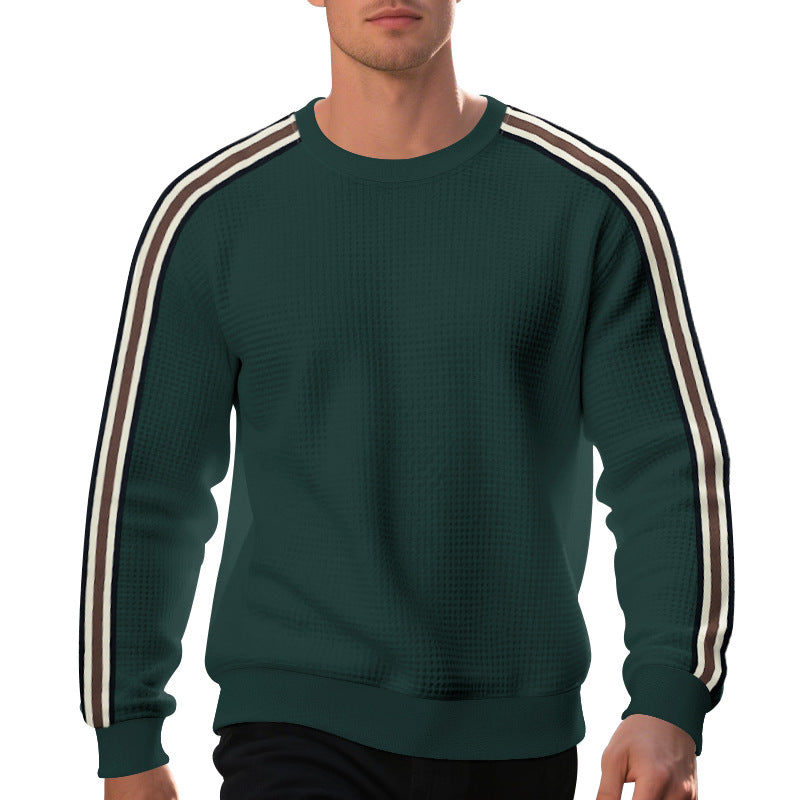 Casual Men's Loose Round Neck Sweater Thin
