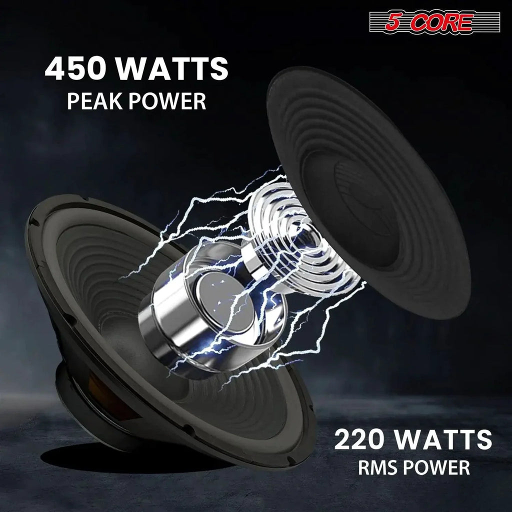 5Core Max Bass 15 Inch Subwoofer 450W 4Ohm