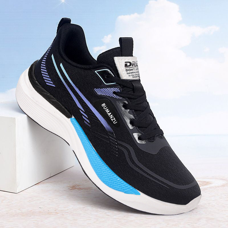 Men's Breathable Mesh Running Sneakers – Non-Slip Outdoor Athletic Shoes