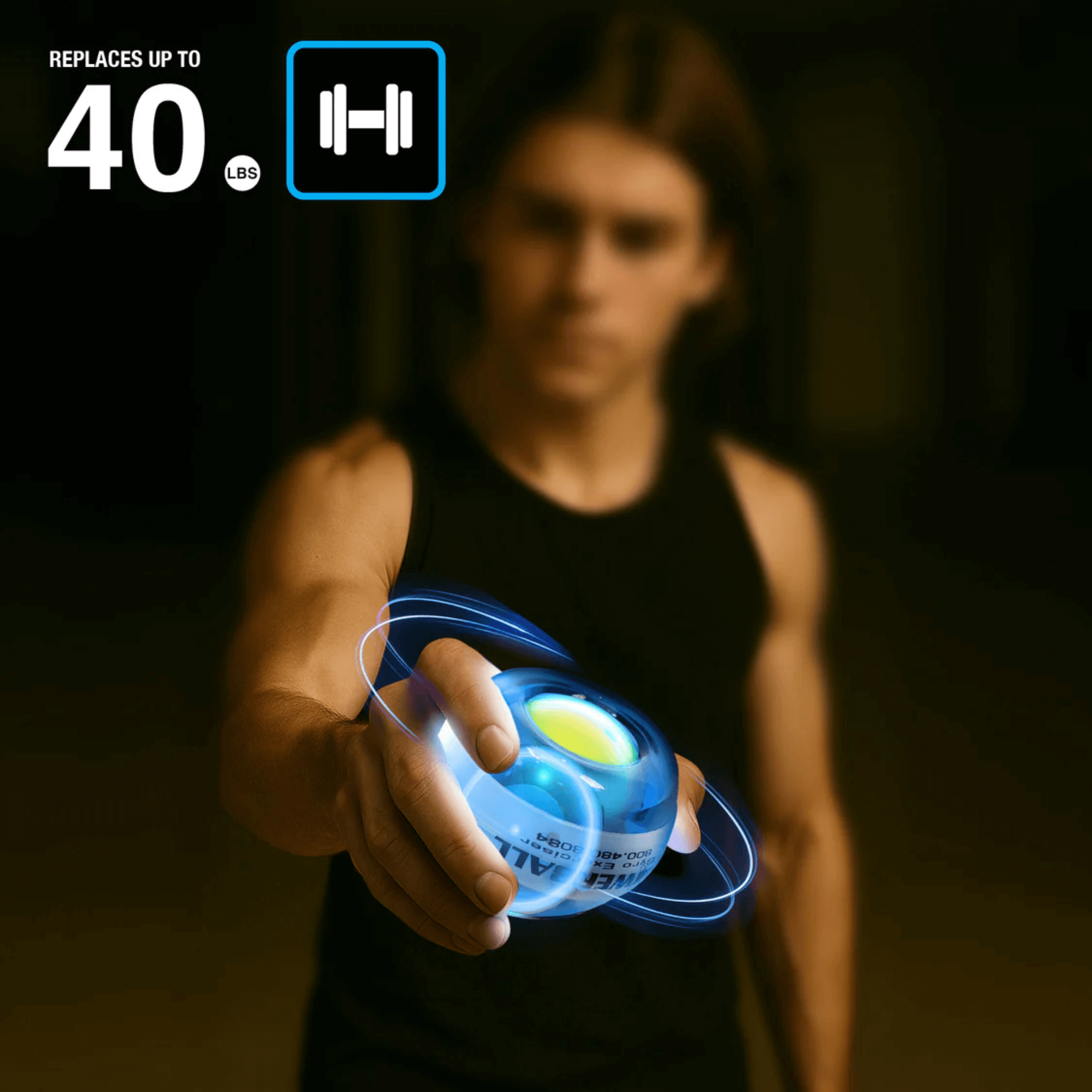 DFX Powerball Blue Gyro Exerciser