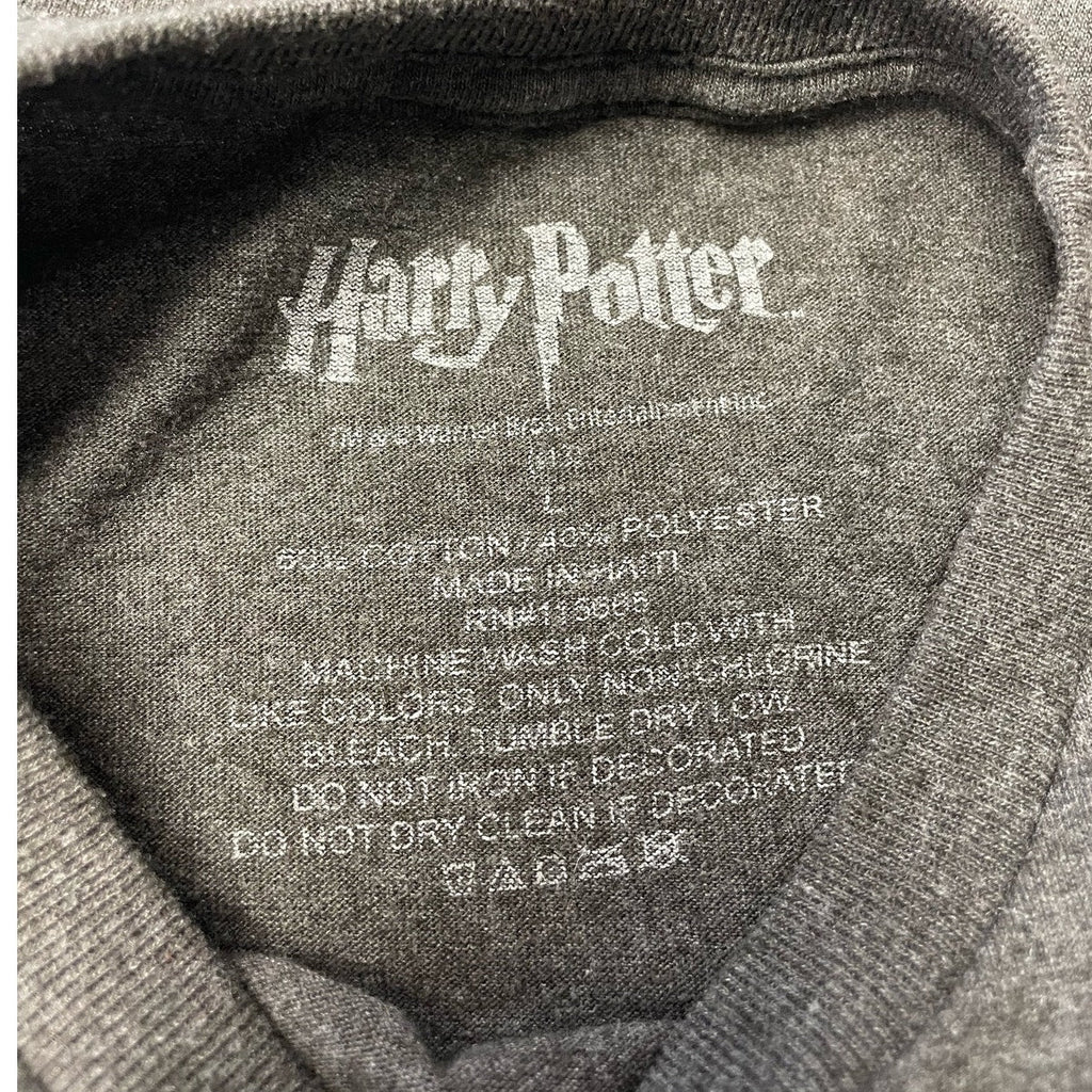 Harry Potter Hogwarts Mens Large Cotton Blend Short Sleeve Crew Neck Tee Shirt