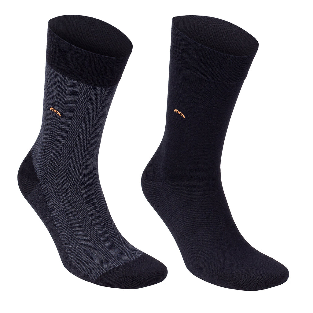 Men’s Bamboo Dress Socks 6-Pack – Assorted Colors