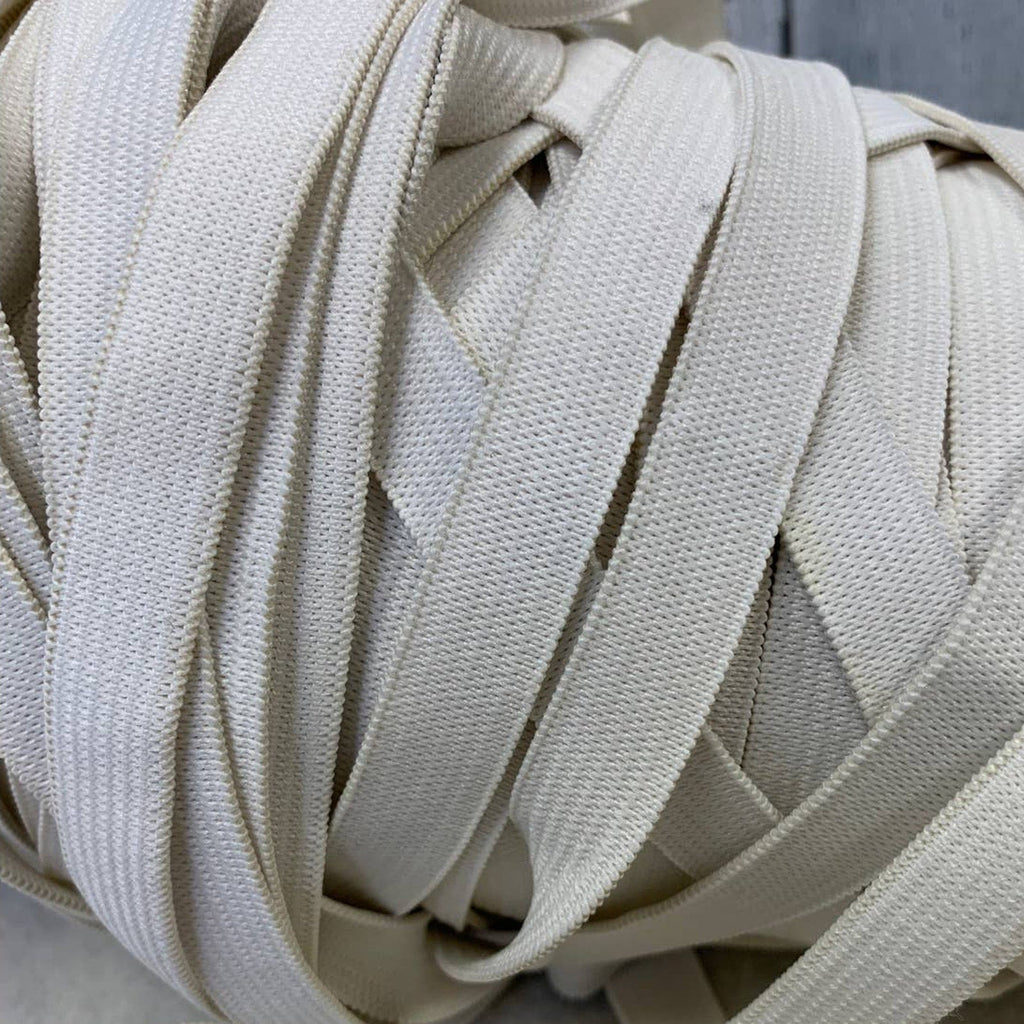 2 Yards Vintage Woven 1/2" Elastic Remnant Craft Sewing Clothing Supply