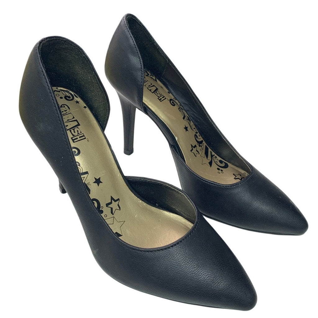 Brash Womens Size 5 Black 3.5" Stiletto Heels Closed Pointed Toe Pumps Shoes