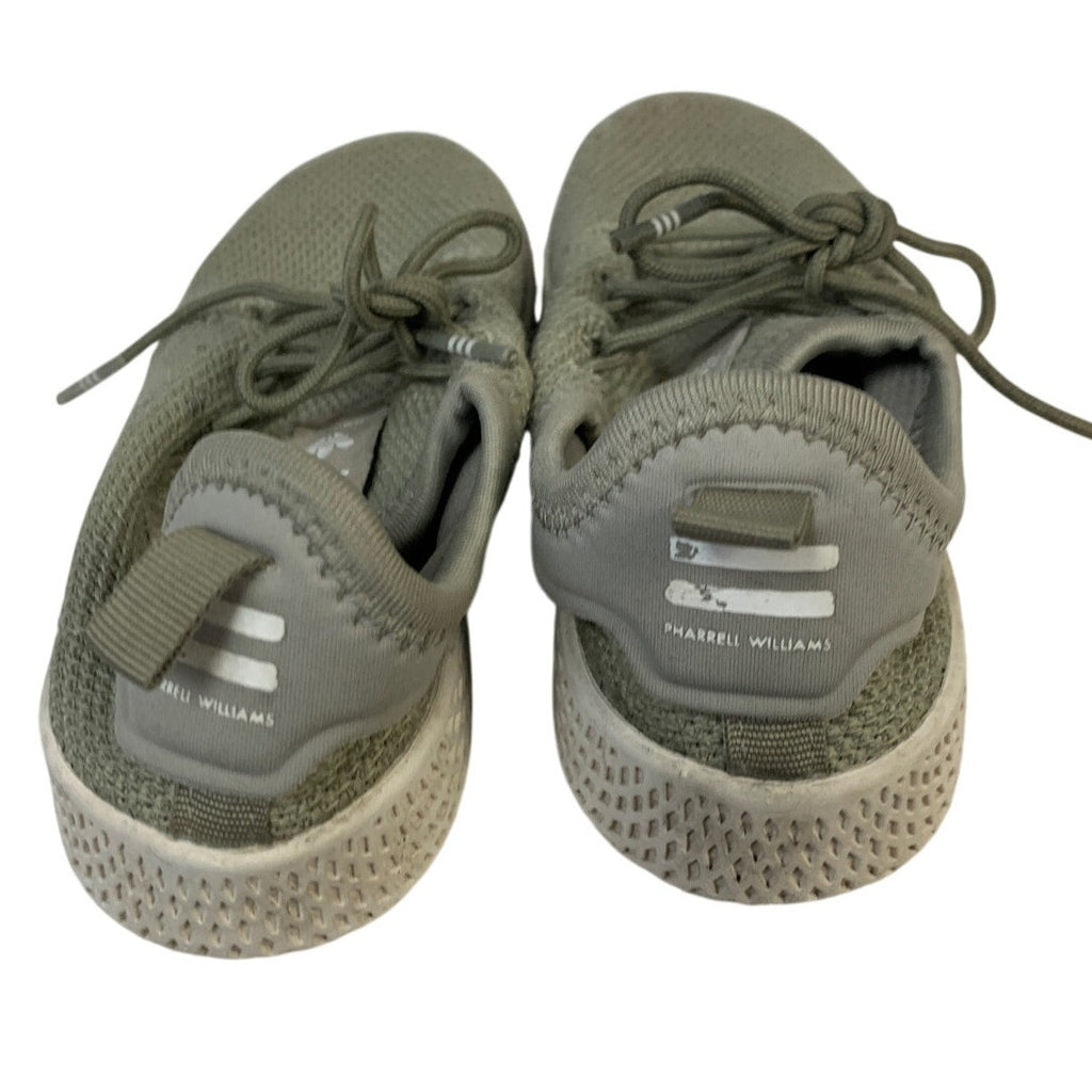 2 Pairs Adidas Boys Size 10 Blue Tan Pharrell Williams Ortholite Sneaker Shoes