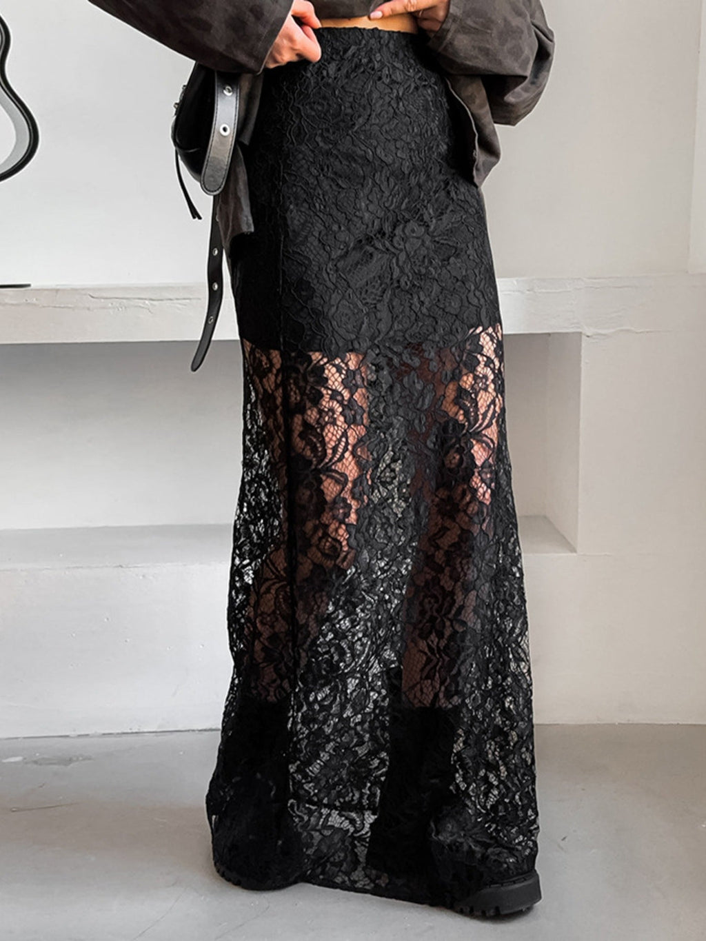 Lace Maxi Skirt