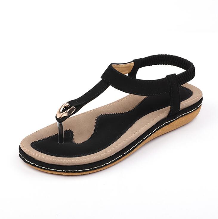 Women's PU Ankle Strap Platform Sandals | Low Heel Open-Toe Summer Shoes