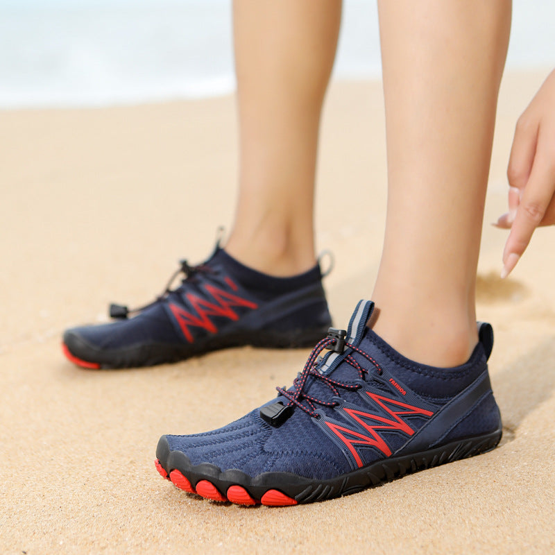 Five-Toe Wading Shoes for Beach & Stream - Breathable Water Shoes