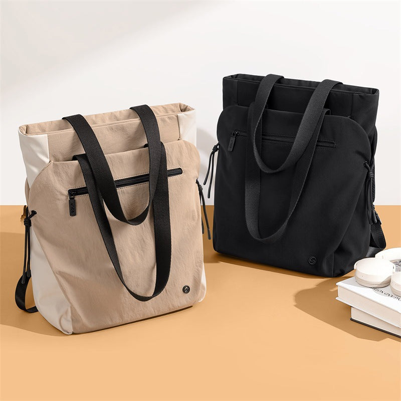 Urban Minimalist Canvas Backpack - Computer Student School Bag