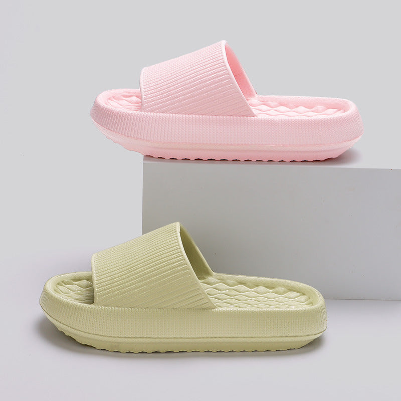 Women's EVA Slippers - Rhombus Stripe Anti-Slip Summer Slides