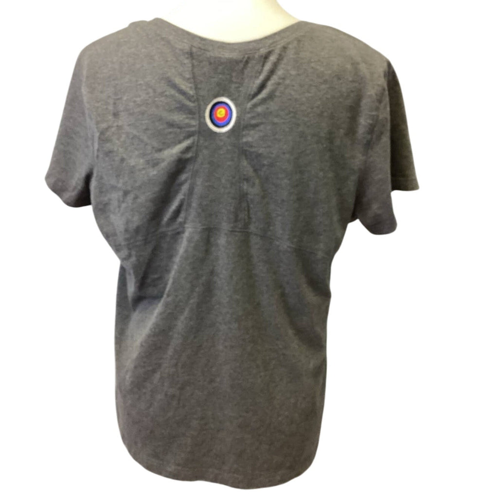 Danskin Womens XXL Archery Chick Short Sleeve Cotton Blend Crew Neck Tee Shirt