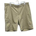 Greg Norman Mens Size 38 PolySpandex Long Tan Board Athletic Golf Shorts