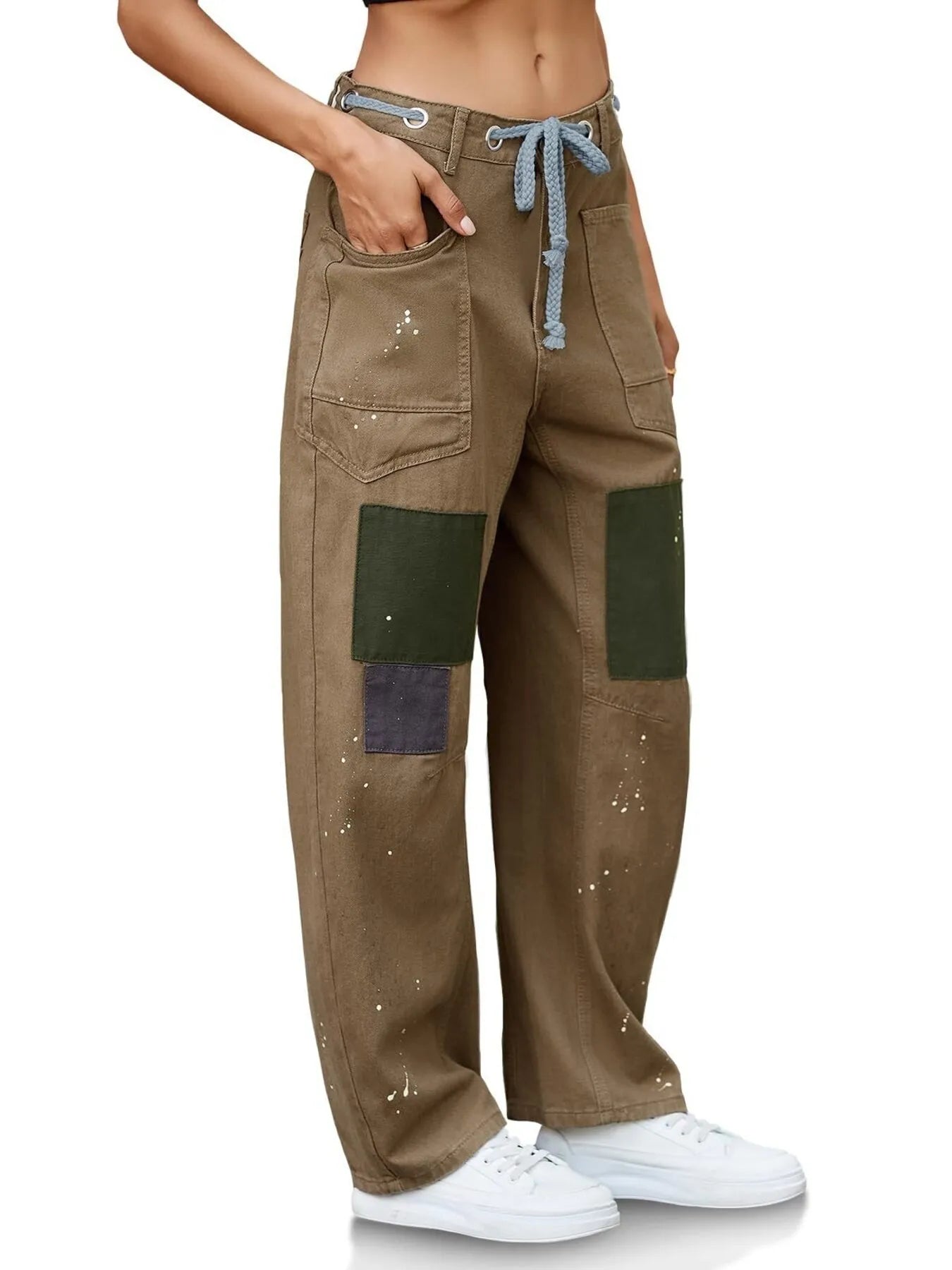 Washed Wide Leg Jeans
