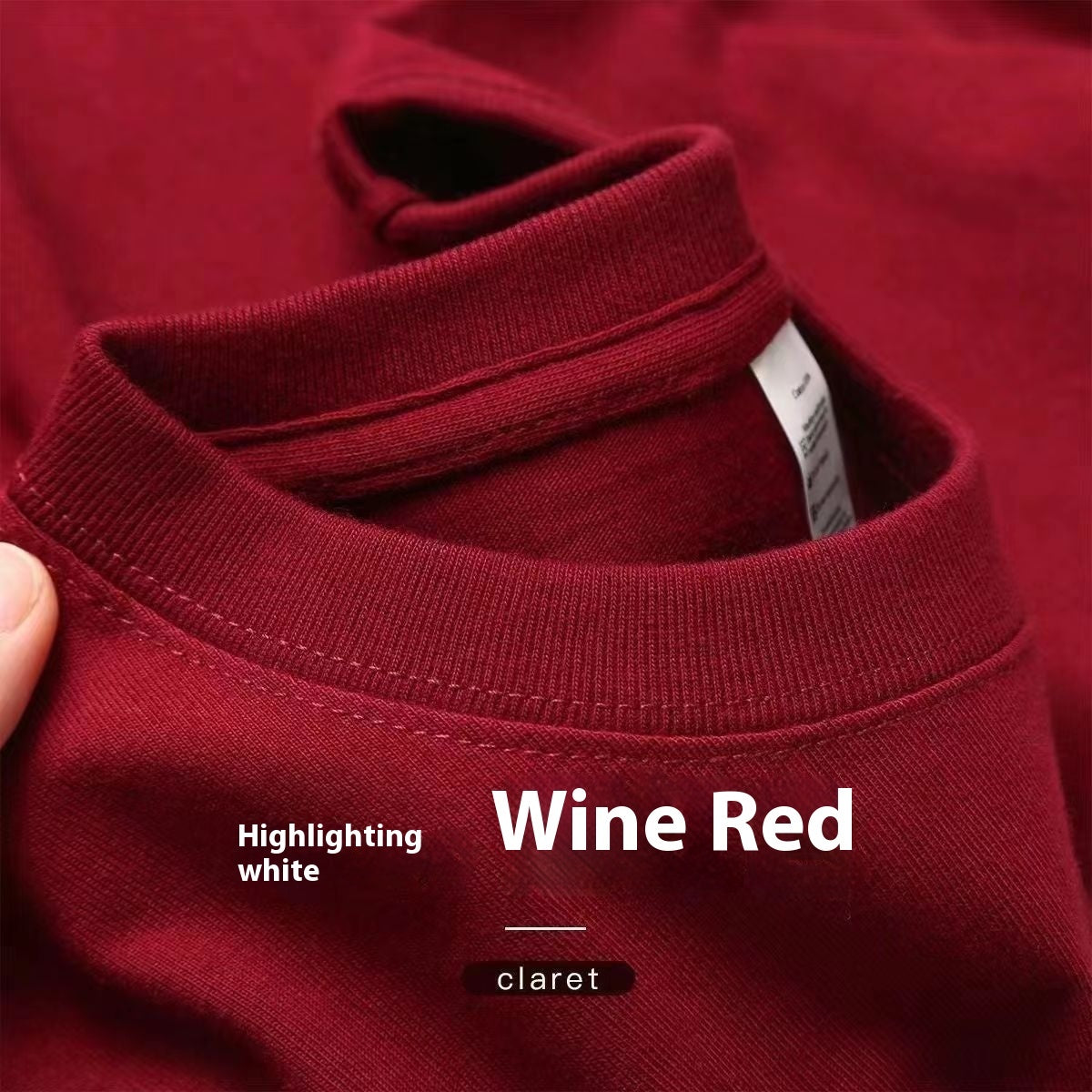 Cotton Round Neck Thick Bottoming Shirt