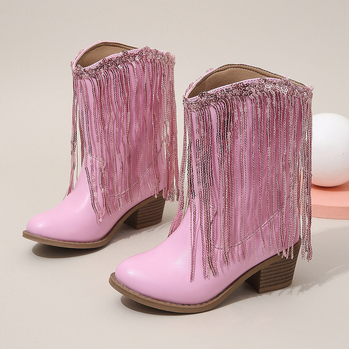 Western Fringe Ankle Boots