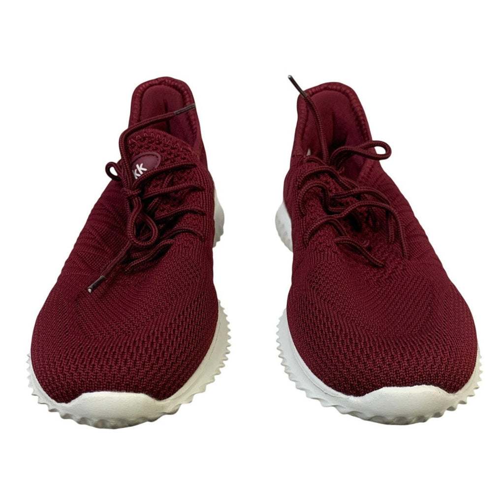 Akk Womens Size 10.5 Wine Red Sneakers Lace Up Closed Round Toe Tennis Shoes