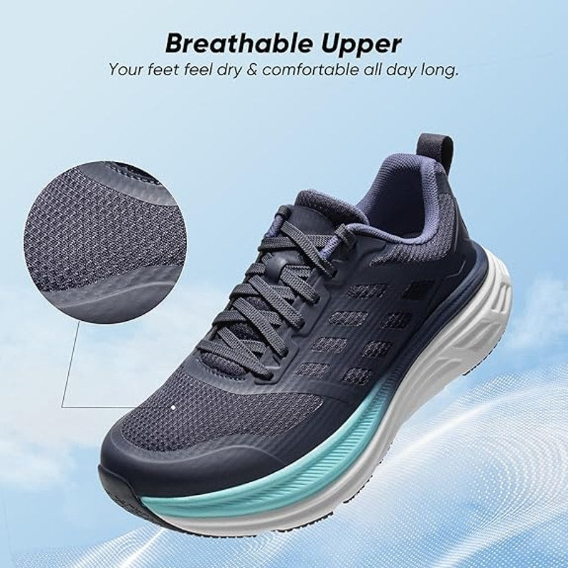 NORTIV 8 Women Size 11 Navy Blue Mesh ActiveFloat Cushion Running Athletic Shoes