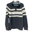 Children's Place Kids Small 5/6 Half Zip Striped Long Sleeve Pullover Sweater