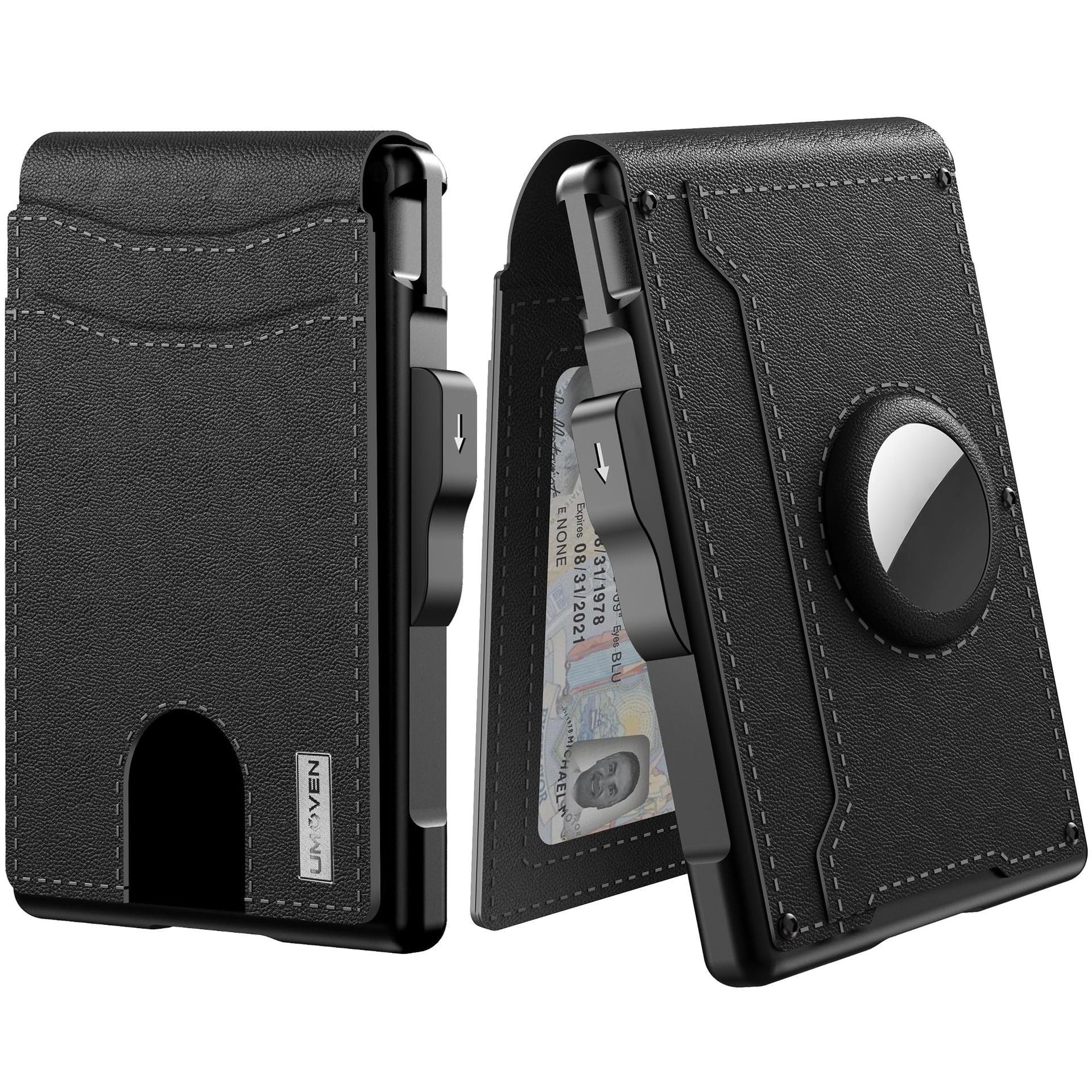 Men's Metal Card Case Wallet – High-Capacity RFID Blocking Card Holder