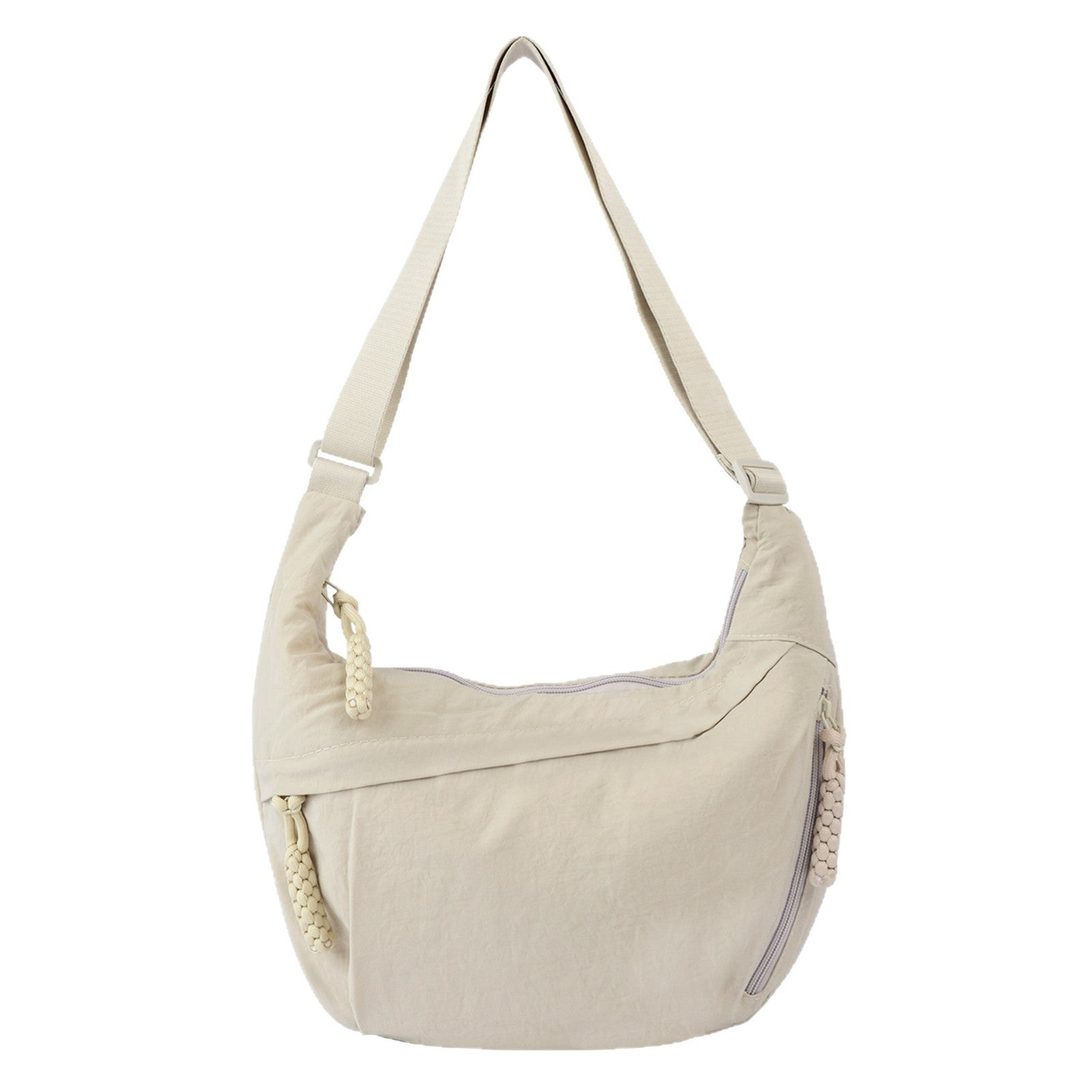 Women's High-Capacity Nylon Crossbody Bag - Lightweight Everyday Shoulder Bag