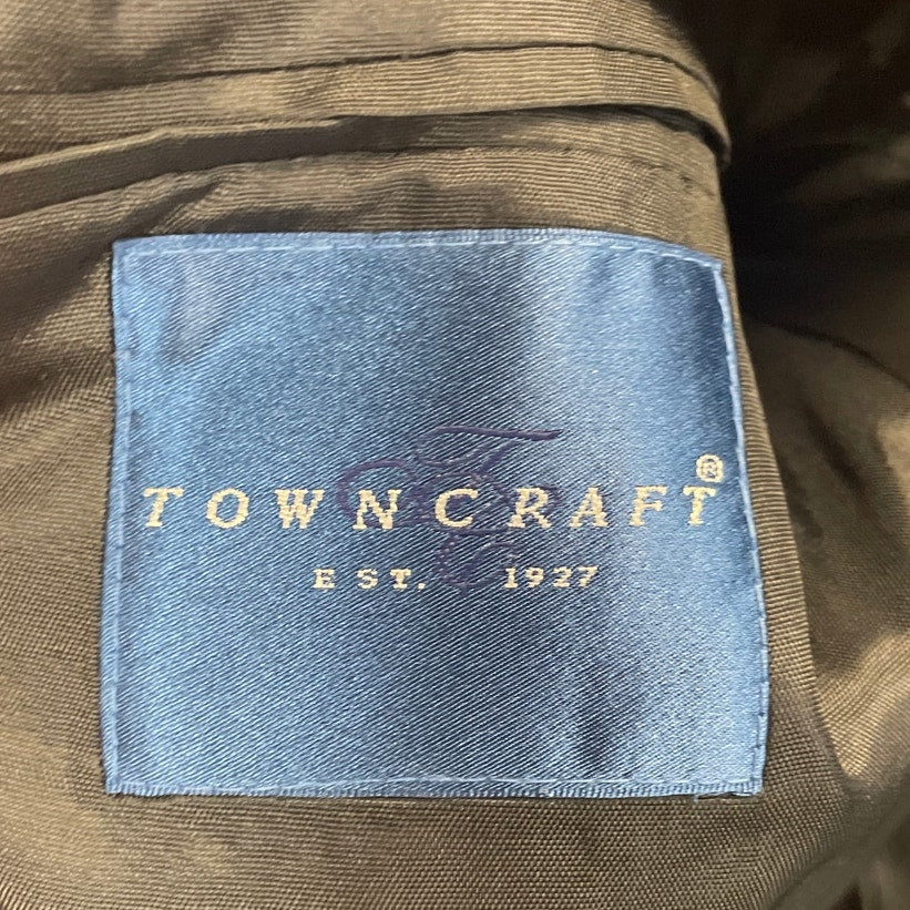 Towncraft Mens 44 Regular Wool Blend 2-Button Suit Jacket w Matching Pants