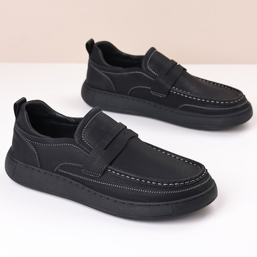 Men's Casual Slip-On Leather Shoes