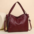 Women's PU Leather Crossbody Tote Bag – Spacious, Minimalist & Versatile