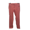 Tommy Hilfiger Womens 30W X 30L Pink Rayon Blend Zip Up Flat Front Chino Pants