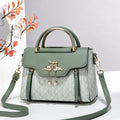 Women's Versatile Tote Shoulder Crossbody Bag - PU Leather Multi-Compartment Handbag