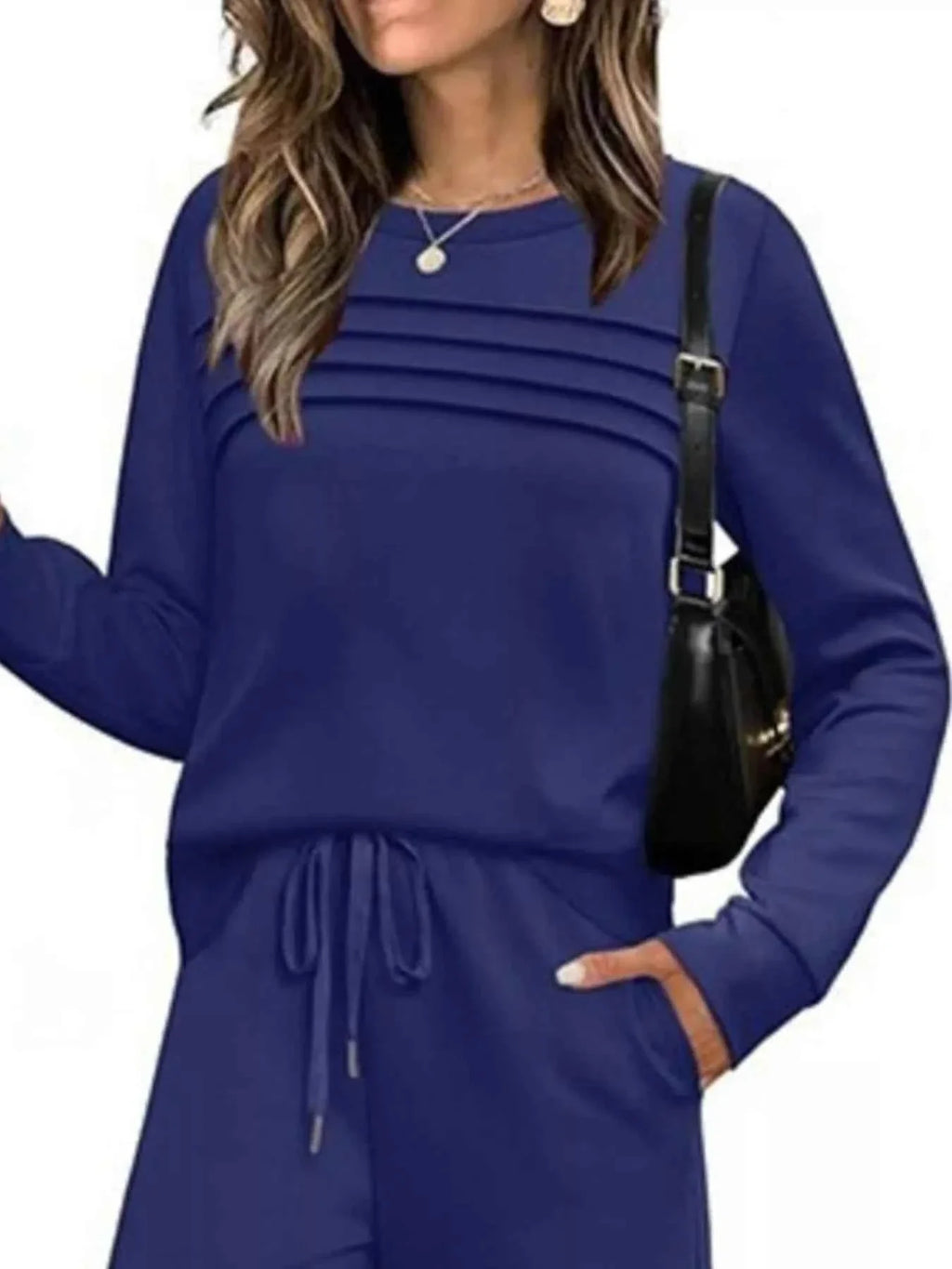 Plus Comfort Duo: Versatile Top & Pants Ensemble