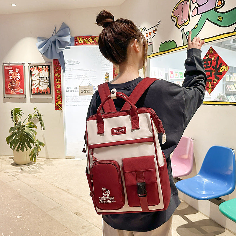 High-Capacity Student Backpack – Instagram-Style Urban Design
