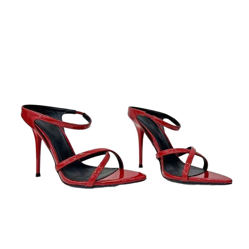 Women's Luxury Pointed-Toe Slide Sandals | European Style High Heel Slides | Sarah Express